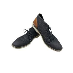 Steve Madden Men’s Dolyn Casual Denim Look Chukka Boot Size 11 M Blue/Brown EUC!